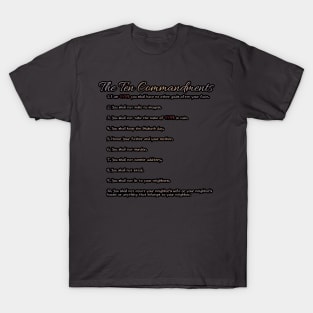 The ten commandments T-Shirt